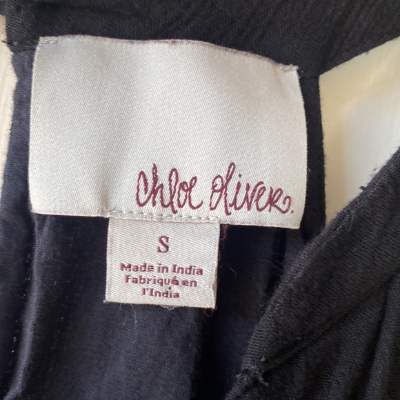 Chloe Oliver Black Lace Up Romper Size S - Picture 7 of 8